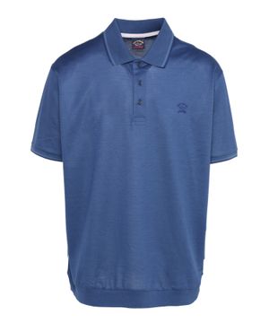 Button fastening short sleeve polo