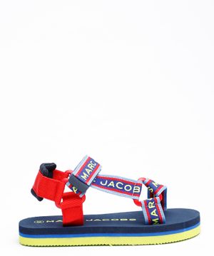 Logo printed sandals