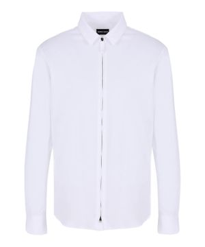 Long sleeve shirt with classic collar