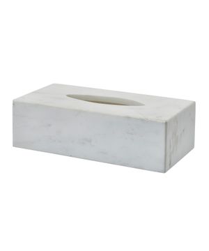 Tissue box from natural stone