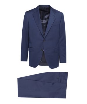 Two button fastening straight fit suit