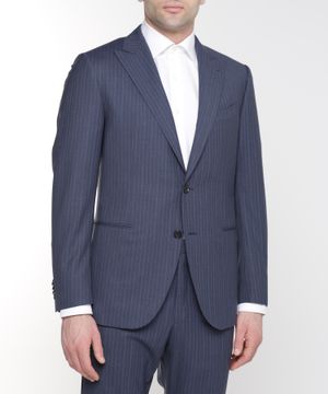 Two button fastening straight fit suit