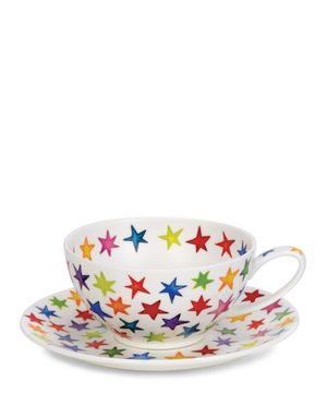 Starburst cup and saucer