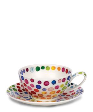 Hot Spots cup and saucer