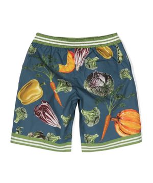 Vegetables printed shorts