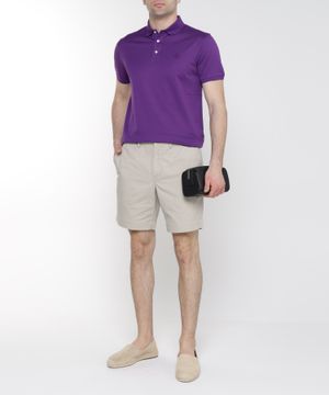 Three button collar polo