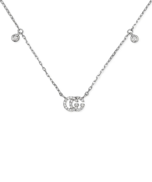 GG Running necklace with diamonds