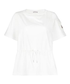 Drawstring waist t-shirt