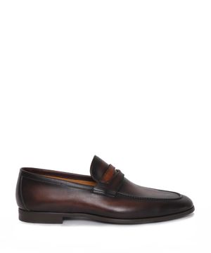 Leather loafers