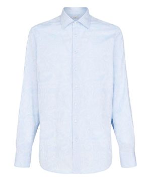 Long sleeve shirt with classic collar