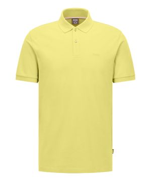 Straight fit polo with logo detail