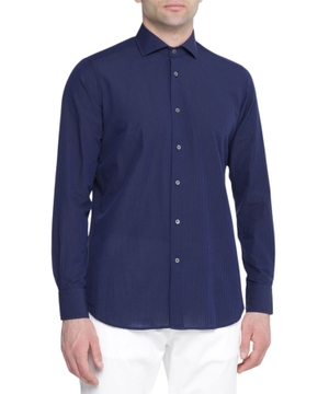 Long sleeve shirt with classic collar