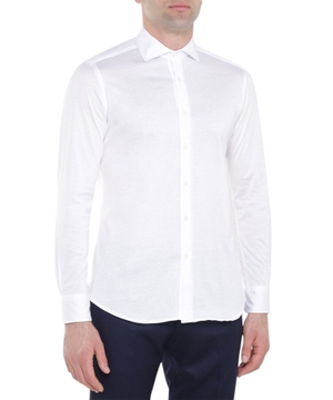 Long sleeve shirt with classic collar