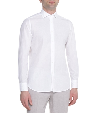 Long sleeve shirt with classic collar