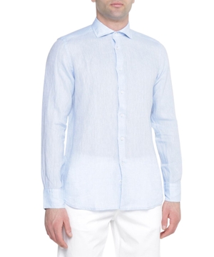 Long sleeve shirt with classic collar