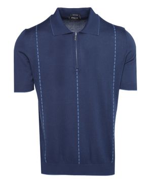 Short sleeve polo with classic collar