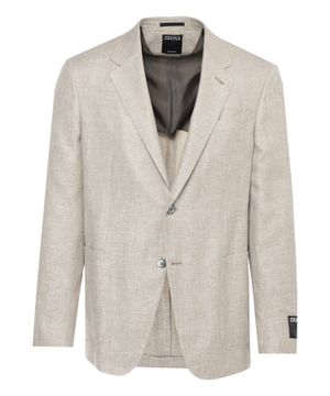 Straight-fit two button fastening blazer