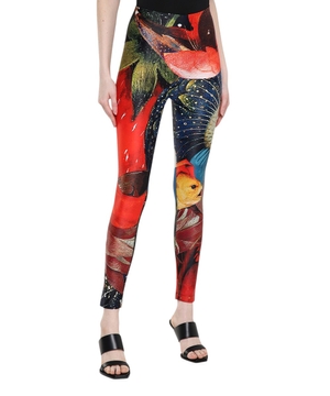 Leggings with graphic print
