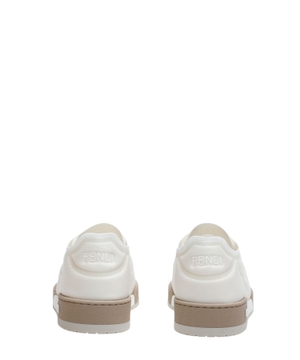 Logo mesh trim sneakers
