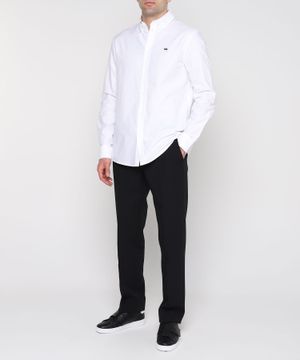 Long sleeve shirt with classic collar