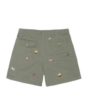 Embroidery embellished shorts