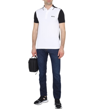 Klassik yaxalı qısaqol polo