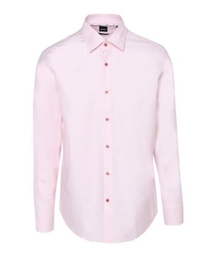 Long sleeve straight fit shirt