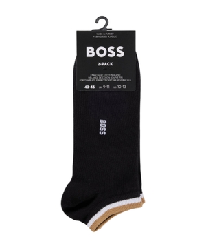 Two-pack of ankle socks with signature-stripe cuffs