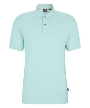 Short sleeve polo with classic collar