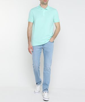 Short sleeve polo with classic collar