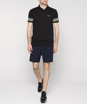 Short sleeve polo with classic collar