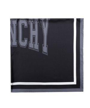 Logo printed scarf