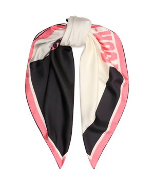 Logo printed scarf