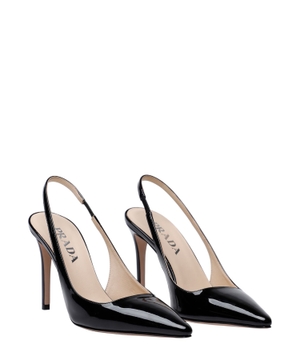 Patent leather pumps