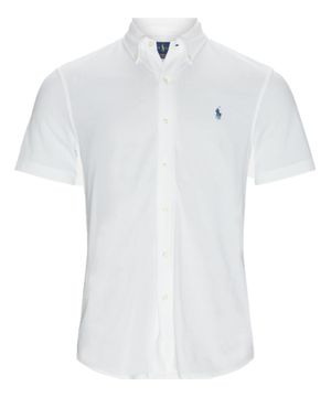 Short sleeve shirt with classic collar