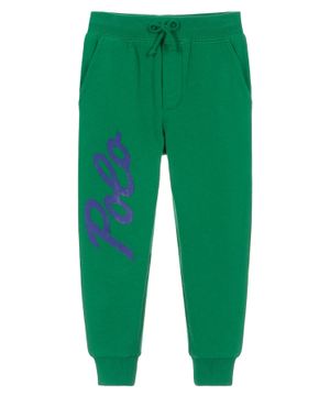 Logo printed jogging pants