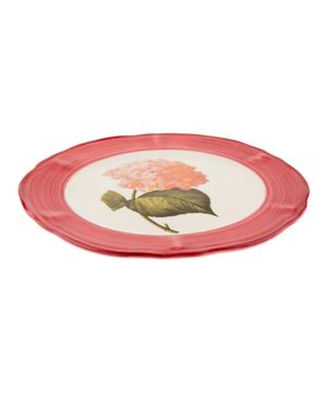 Тарелка с цветочным принтом