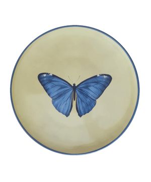 Тарелка с принтом бабочки