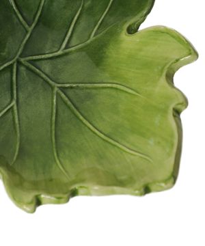 Leaf shape plate