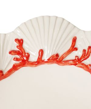 Coral detail plate