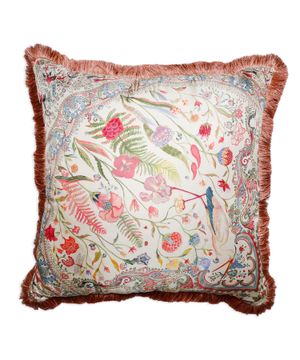 Подушка с цветочным принтом