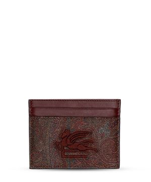 Logo embroidery detail wallet