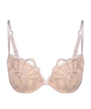 Lace design bra