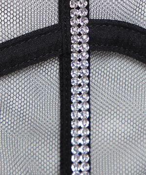 Rhinestone embellishment bustier