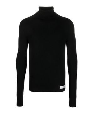 High neck long sleeve sweater