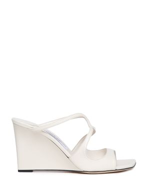 Anise oval strap details wedge sandals