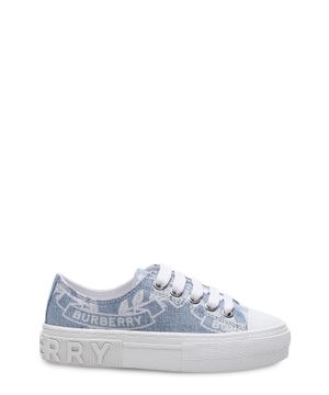 Logo printed denim sneakers