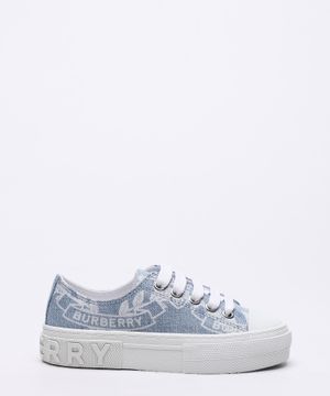 Logo printed denim sneakers