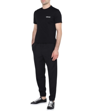 Dairəvi yaxa ilə qısaqol t-shirt