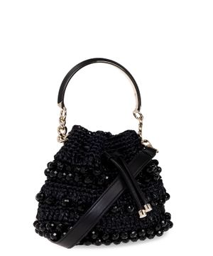 Bon Bon beads embellished shoulder bag